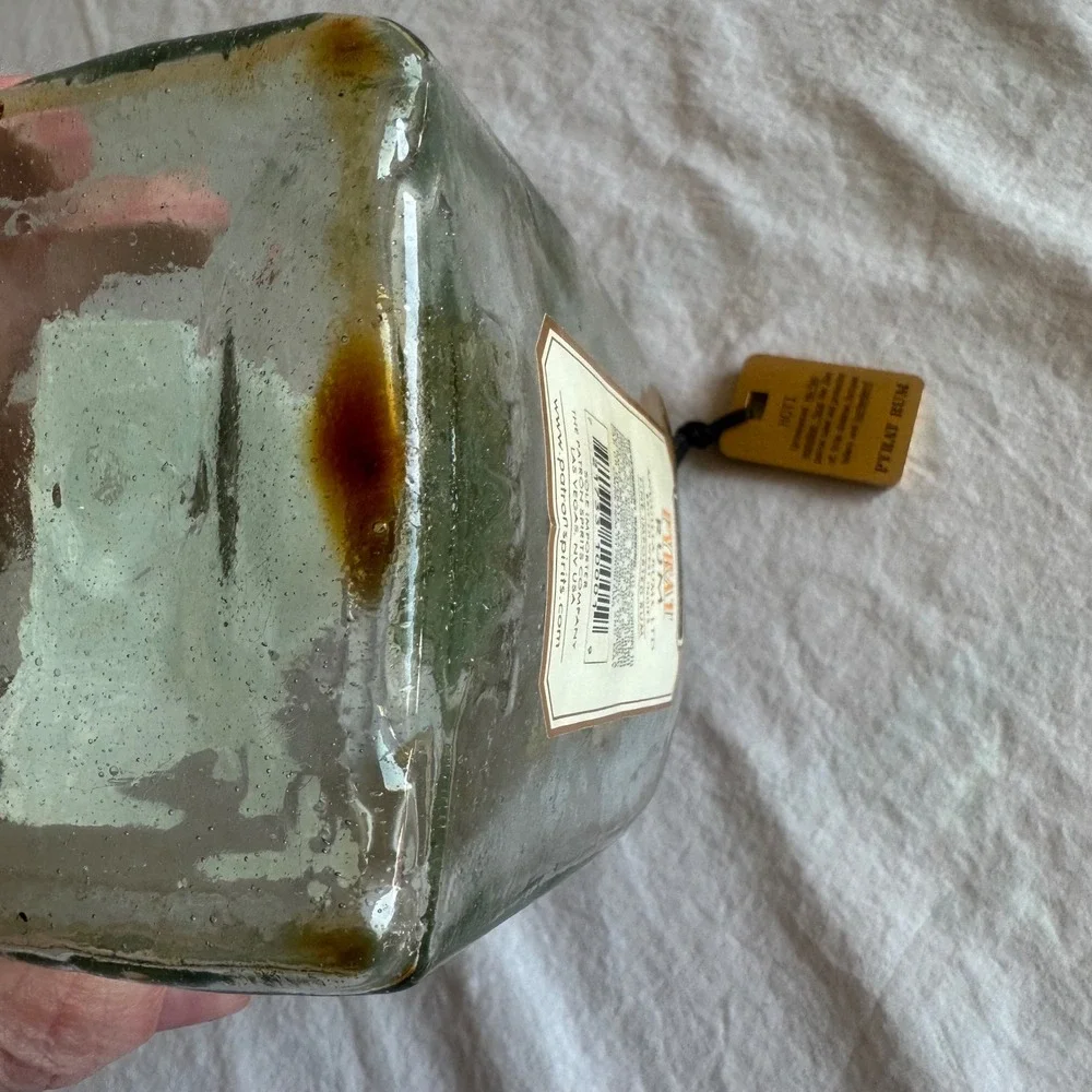Very RARE Pyrat Rum CASK 1623 Walnut Box Display Case Empty Bottle Collectable